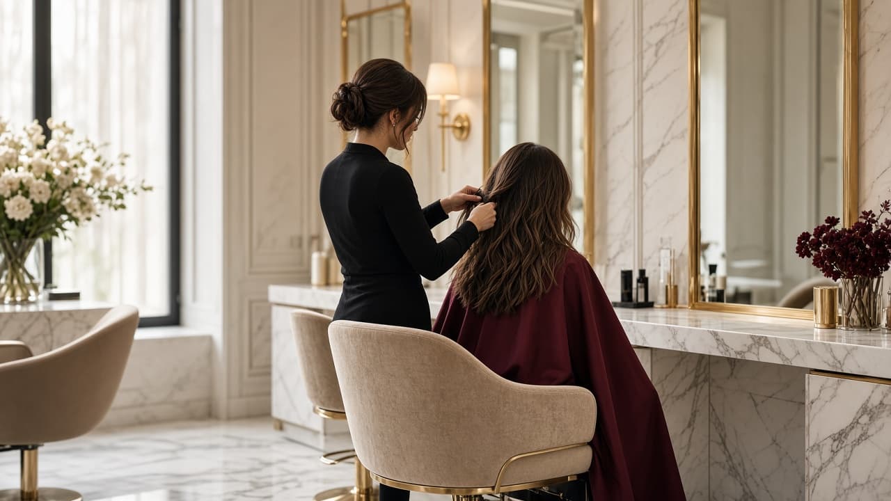Luxury hair and beauty salon